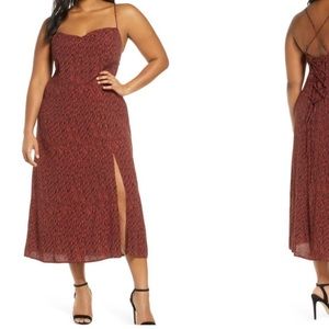 Leith High Slit Sleeveless Dress